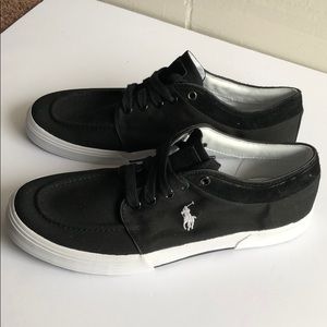 NEW Ralph Lauren Polo Canvas Boat Shoes 10.5